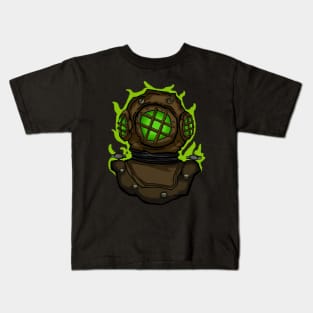 Radioactive diver helmet Kids T-Shirt